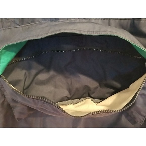 Vintage Gant Navy Green Dual Quarter Zip Jacket Coat Retro 90s Mens L Wi… - Picture 6 of 16